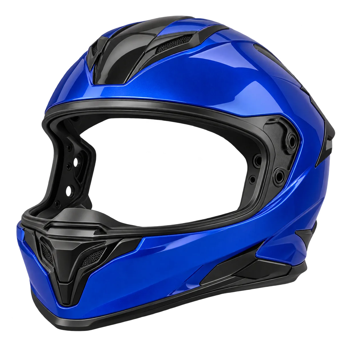 Integralhelm Blau